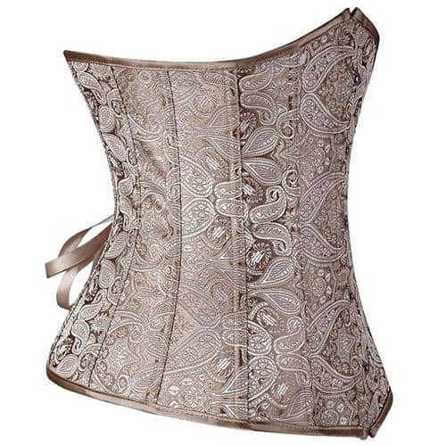 Free Shipping Underbust Waist Training Corset on the white.